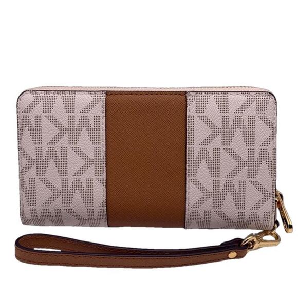 NWT Michael Kors Jet Set Long Multifunction Phone Case Wallet Wristlet - Picture 3 of 11